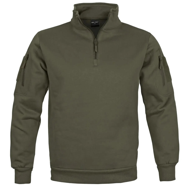 Реглан тактический на молнии TACTICAL SWEAT-SHIRT WITH ZIPPER XL RANGER GREEN (DISC/11472512-XL) - изображение 1