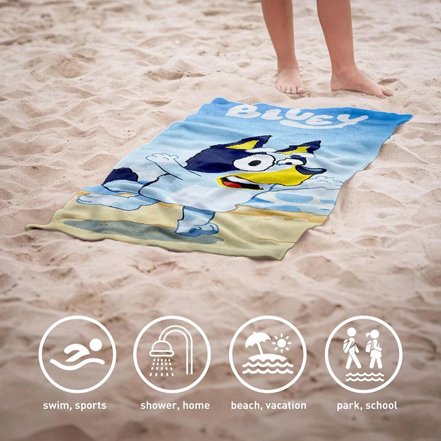 Ręcznik plażowy Cerda Bluey 70 x 140 cm (8445484369809) - obraz 5