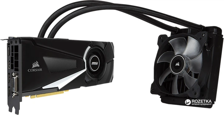 Видеокарта MSI PCI-Ex GeForce GTX 1080 SEA HAWK X 8GB GDDR5X