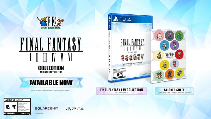 Final Fantasy I-VI Collection Anniversary Edition (PS4) - Фото 2 Final Fantasy I-VI Collection Anniversary Edition (PS4) - зображення 2