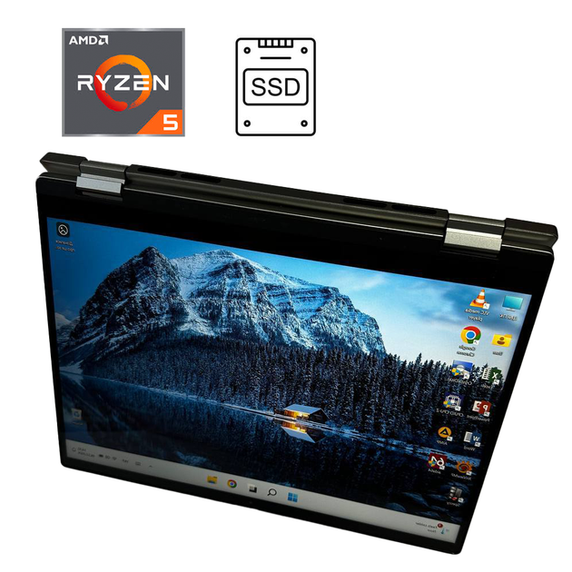 Ноутбук-трансформер Dell 7425 2-In-1 / 14" (1920x1200) IPS / AMD Ryzen 5 5625U (6 (12) ядер по 2.3 - 4.3 GHz) / 8 GB DDR4 / 256 GB SSD M.2 / AMD Radeon RX Vega 7 / WebCam б/в - Фото 1 Ноутбук-трансформер Dell 7425 2-In-1 / 14" (1920x1200) IPS / AMD Ryzen 5 5625U (6 (12) ядер по 2.3 - 4.3 GHz) / 8 GB DDR4 / 256 GB SSD M.2 / AMD Radeon RX Vega 7 / WebCam б/в - изображение 1