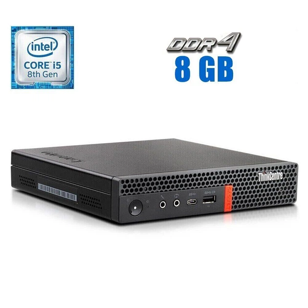 Неттоп Lenovo ThinkCentre M720q Tiny USFF / Intel Core i5-8400T (6