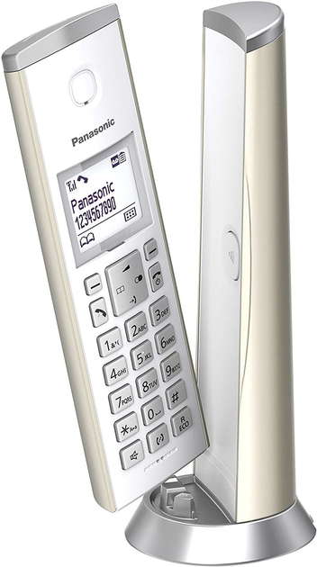 Телефон стаціонарний Panasonic KX-TGK220GN Champagne - зображення 2