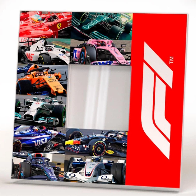Декоративне дзеркало «Боліди Формула-1. Formula One. F1» подарунок для фанатів автоперегонів, прикраса спальні, офісу, гаража - зображення 2