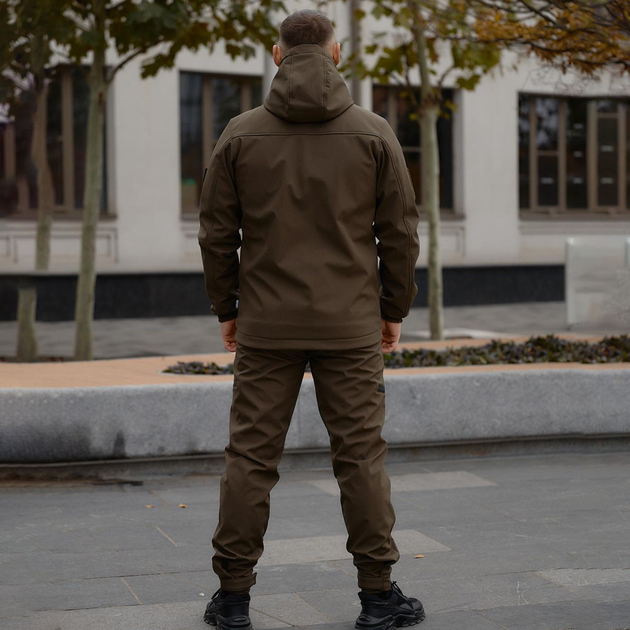 Мужской костюм Intruder Reef Softshell куртка + штаны хаки размер XL - изображение 3