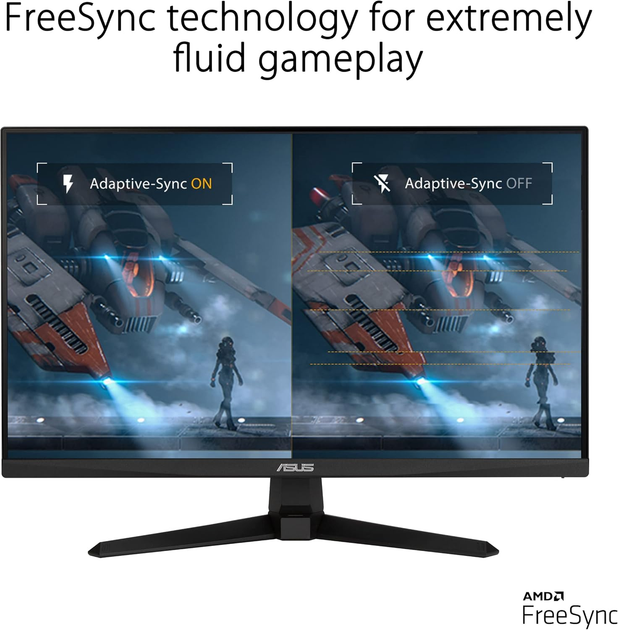 Монітор 24" Asus TUF Gaming VG246H1A (90LM08F0-B01170) IPS FHD 100Гц / 0,5 мс (MPRT) / Extreme Low Motion Blur / 110% sRGB / AMD FreeSync / Adaptive Sync / Low Blue Light / Shadow Boost / Flicker-free - зображення 3