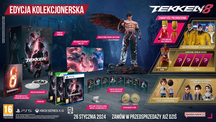 Gra PC Tekken 8 Collector's Edition (Klucz elektroniczny) (3391892028560) - obraz 2