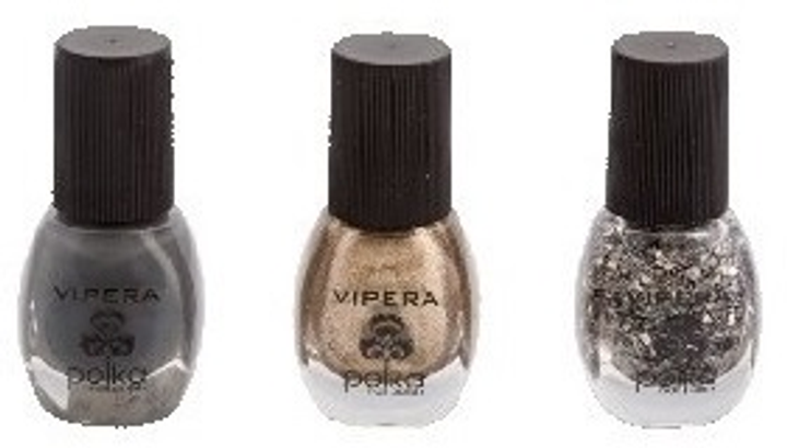 Набір лаків для нігтів  Vipera Artistic Manicure Set 05 Miracle 3 x 5.5 мл (5903587573057) - зображення 2