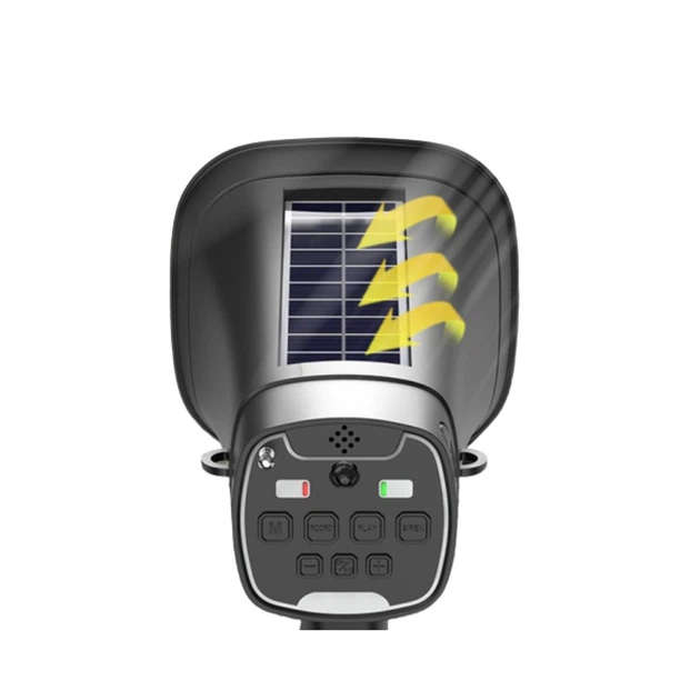 Гучномовець megaphone, рупор на сонячній батареї з Bluetooth, DV-680-Black - зображення 5