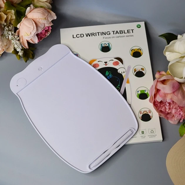 Планшет детский цветной LCD для рисования 6" Cat Белый - изображение 6