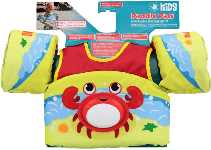 Kamizelka do pływania Body Glove Paddle Pal Krab 3D 3 - 6 lat (4260761465012) - obraz 4