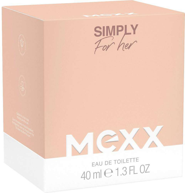 Туалетна вода для жінок Mexx Simply 40 мл (3616305169136) - зображення 3
