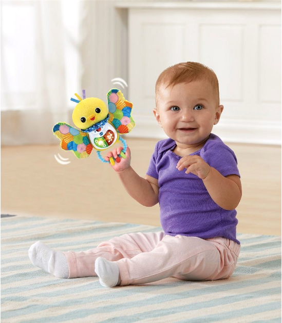 Інтерактивна іграшка Vtech Baby Fladder and Fluit Брязкальце (3417765587238) - зображення 4