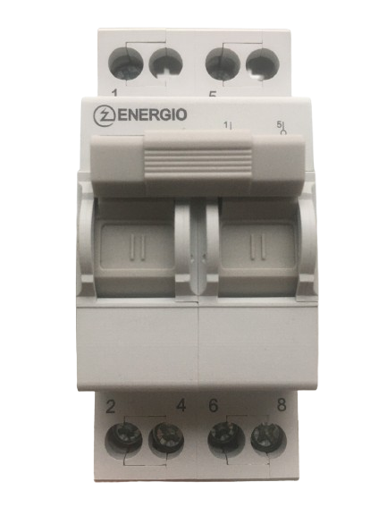 Перемикач навантаження ENERGIO SP-N 1-0-2 2P 40А (SP-N240) - зображення 3