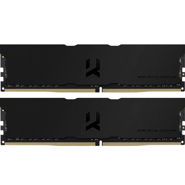 Модуль пам`яті DDR4 2x8GB/3600 Goodram Iridium Pro Deep Black (IRP-K3600D4V64L18S/16GDC) - Фото 1 Модуль пам`яті DDR4 2x8GB/3600 Goodram Iridium Pro Deep Black (IRP-K3600D4V64L18S/16GDC) - зображення 1