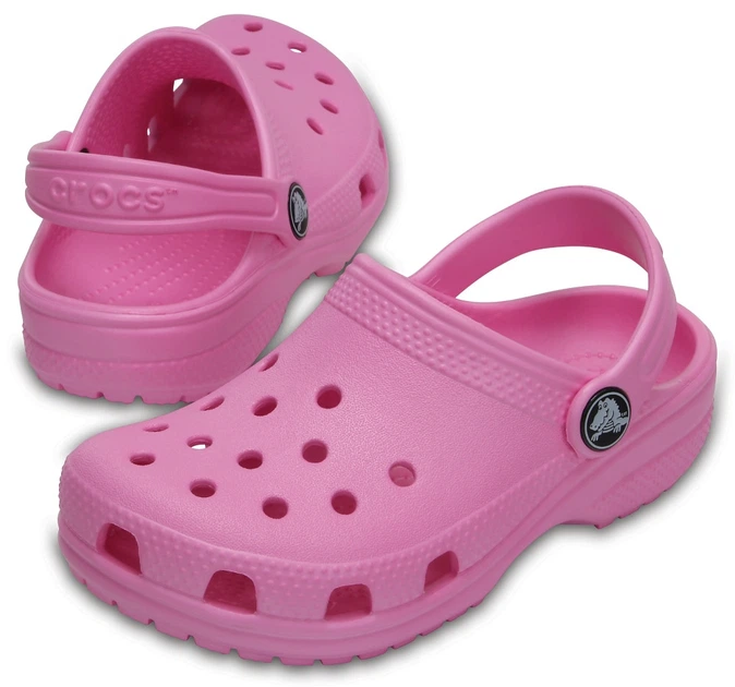Детские сабо Crocs Kids' Classic 21 Нежно-розовый 204536 - изображение 9
