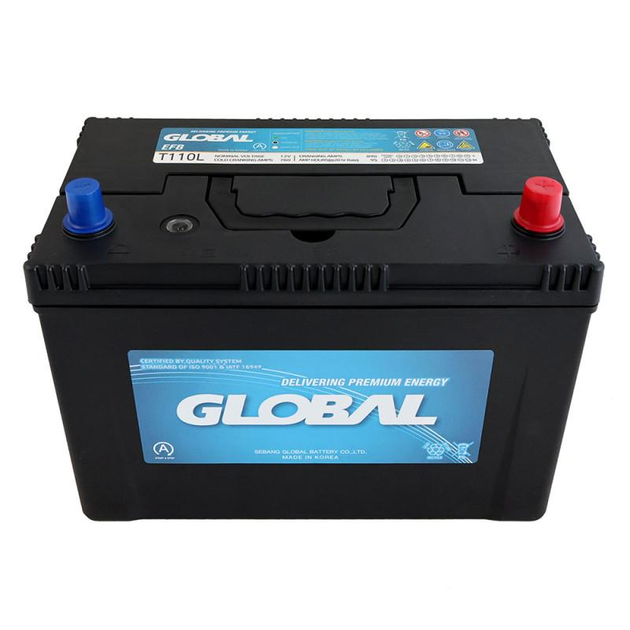 Автомобильный аккумуляторl Global 95 Ah/12V Asia 760A (0) правый плюс - изображение 1