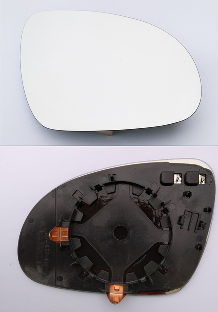 Вкладыш (стекло, зеркальный элемент) правого зеркала Skoda SuperB (3U ...