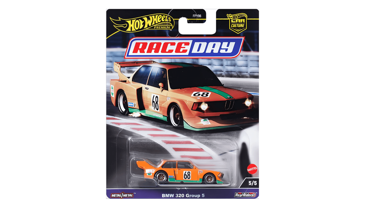 Машинка Premium Hot Wheels BMW 320 Group 5 Jagermeister Race Day 1