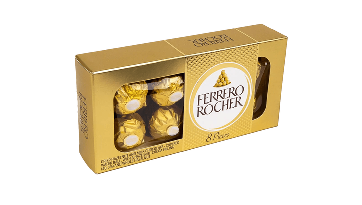 Набір Цукерки 8шт Ferrero Rocher Mini 100g - Фото 5 Набір Цукерки 8шт Ferrero Rocher Mini 100g - зображення 5