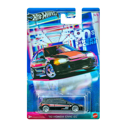 ミニカー Hot Wheels Civic Super Street Edition Тематична Машинка Hot Wheels '92 Honda Civic EG '90s Street Scene