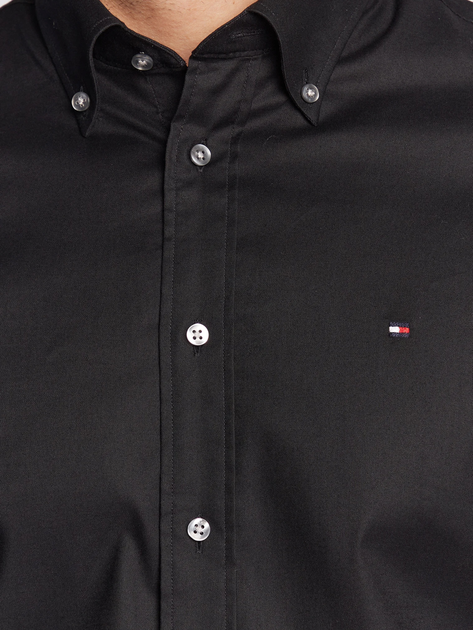Koszula męska slim fit Tommy Hilfiger MW0MW29969-BDS 40 Czarna (8720642076899) - obraz 5