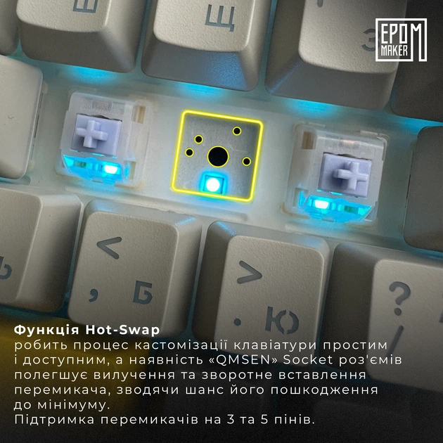 Клавіатура механічна бездротова EPOMAKER Ajazz AK820 Pro 75% Gift Switch Hot-Swap RGB UA Wireless/Bluetooth/USB Black (AK820-PRO-B-G) - Фото 11 Клавіатура механічна бездротова EPOMAKER Ajazz AK820 Pro 75% Gift Switch Hot-Swap RGB UA Wireless/Bluetooth/USB Black (AK820-PRO-B-G) - зображення 11