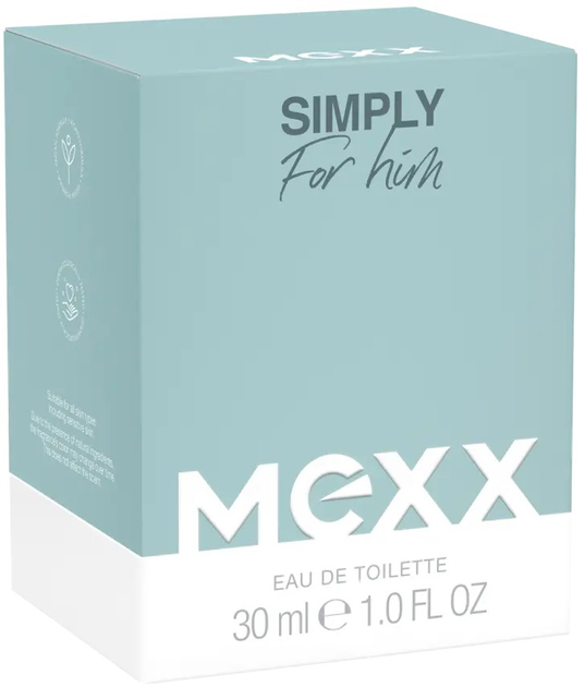 Woda toaletowa męska Mexx Simply 30 ml (3616305169150) - obraz 2