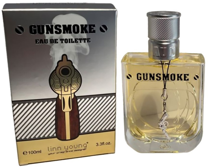 Woda toaletowa męska Linn Young Gunsmoke 100 ml (8715658390602) - obraz 1