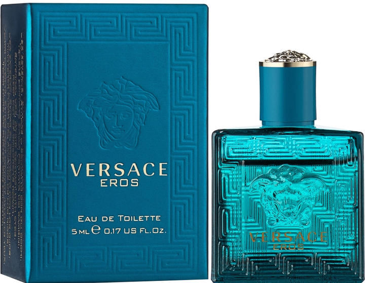 Мініатюра Туалетна вода для чоловіків Versace Eros 5 мл (8011003809264) - зображення 1