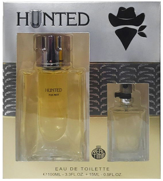 Zestaw męski Real Time Hunted Woda toaletowa 100 ml + Miniaturka Woda toaletowa 15 ml (8715658350583) - obraz 2