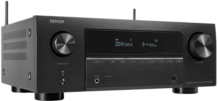 Odbiornik AV Denon AVR-X2800H DAB 7.2 Black (AVRX2800HDABBKE2) - obraz 2