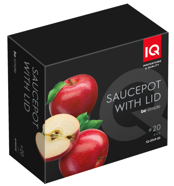 Кастрюля IQ Be Simple 2.4 л (IQ-2049-20) - Фото 6 Кастрюля IQ Be Simple 2.4 л (IQ-2049-20) - изображение 6