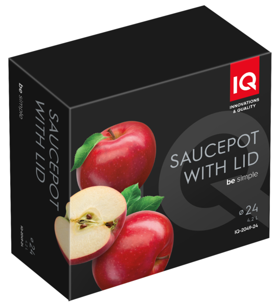 Кастрюля IQ Be Simple 4.2 л (IQ-2049-24) - изображение 6