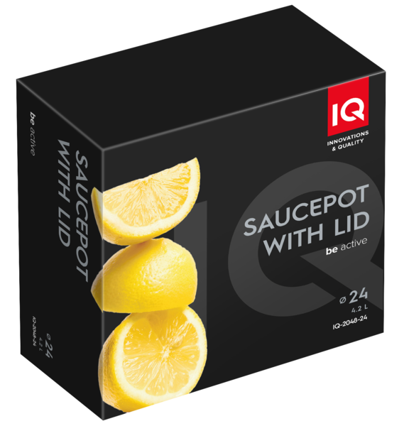 Кастрюля IQ Be Active 4.2 л (IQ-2048-24) - Фото 6 Кастрюля IQ Be Active 4.2 л (IQ-2048-24) - изображение 6