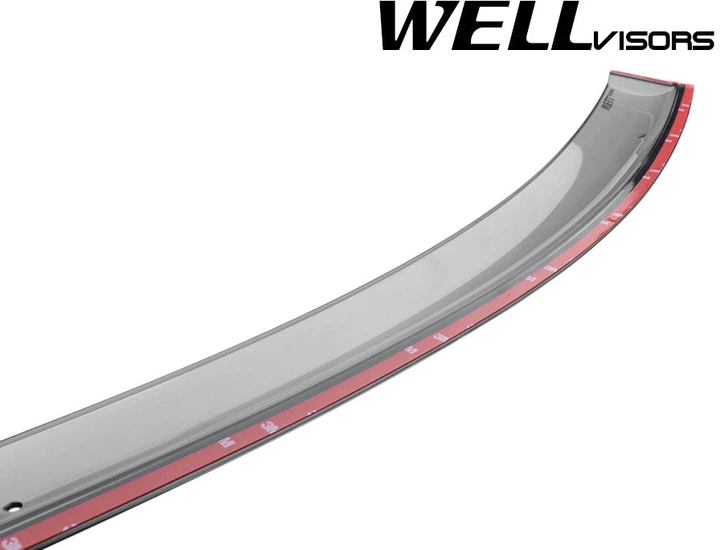 Дефлекторы окон Wellvisors с черным хромированным молдингом передние и задние Buick Envision 2016-2020 4 шт (3-847BU008) - изображение 7