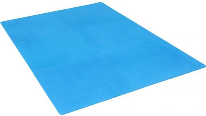 Zestaw mat ochronnych Gorilla Sports 60 x 60 x 1.2 cm 6 + 12 szt Blue (4260438733437) - obraz 4