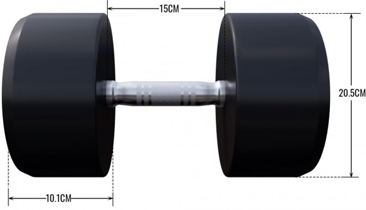 Hantla Gorilla Sports żeliwna 35 kg (4260438735301) - obraz 2