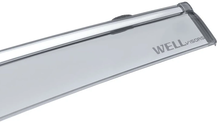 Дефлекторы окон Wellvisors с хромированным молдингом передние и задние Lexus GS 2013-2020 4 шт (3-847LX022) - изображение 7