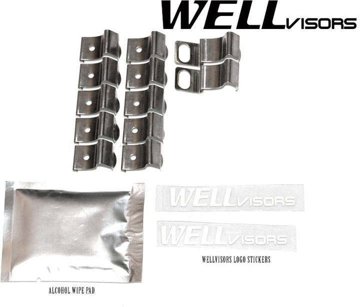 Дефлекторы окон Wellvisors Premium серия передние Subaru Legacy 2005-2009 Sedan 2 шт (3-847SU009) - изображение 3