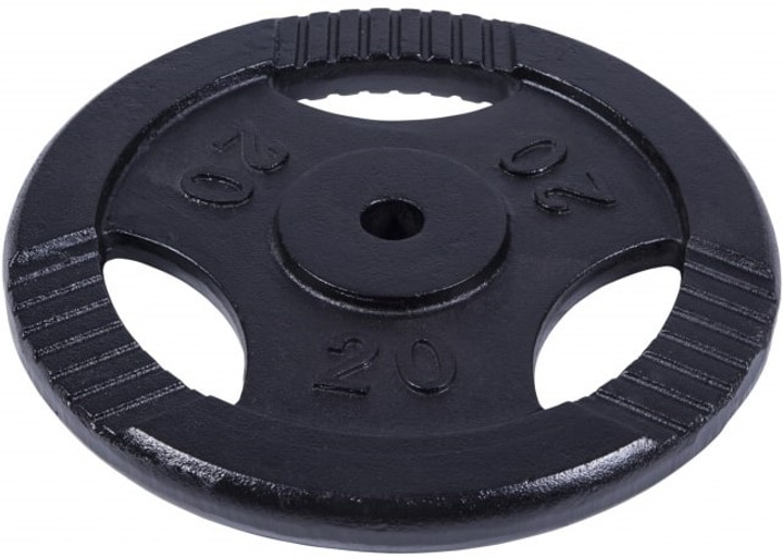 Вагова пластина Gorilla Sports Gripper 30 мм 20 кг (4260438737657) - зображення 3