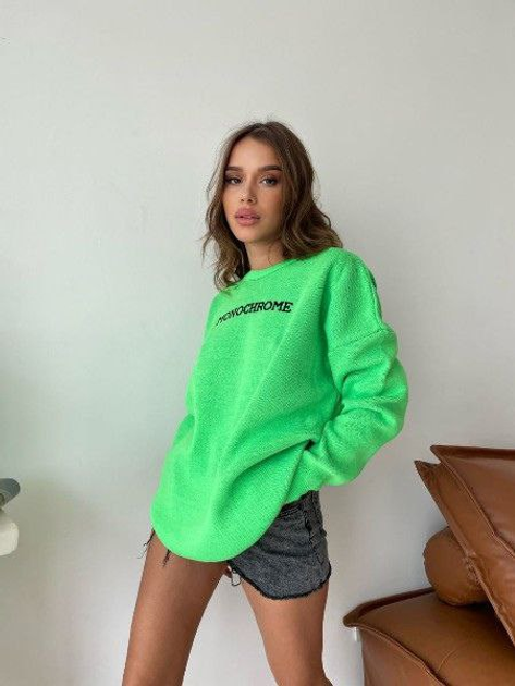Fashions • Свитер женскии Монохром Fashions 44-54 салатовый (2392-мас) 