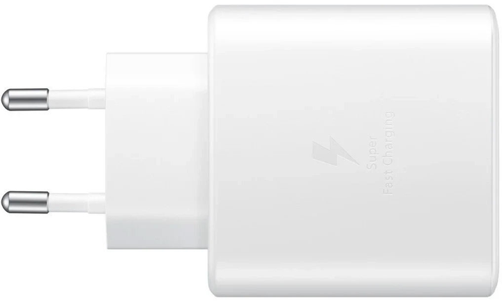 Мережевий зарядний пристрій Samsung Quickl Charger 45W USB-C White (EP-TA845W) - зображення 3