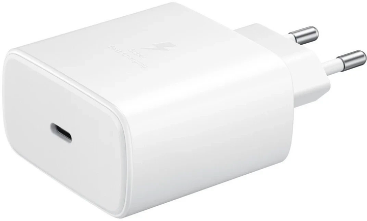 Мережевий зарядний пристрій Samsung Quickl Charger 45W USB-C White (EP-TA845W) - зображення 4