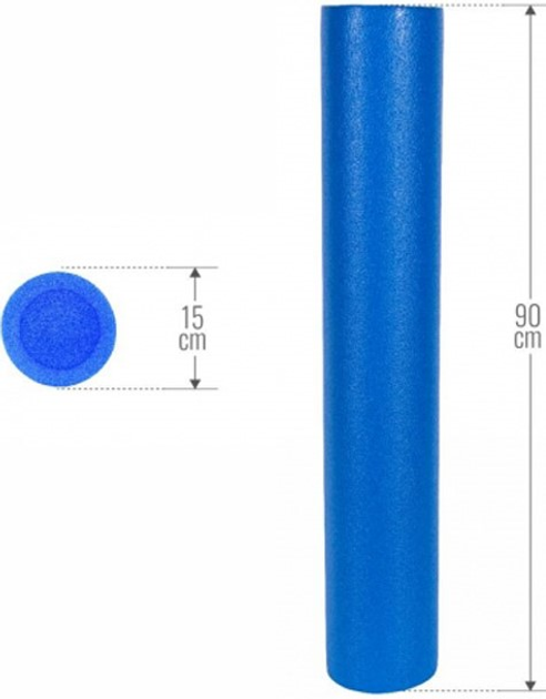 Roller do ćwiczeń Gorilla Sports 90 x 15 cm Blue (4250663107653) - obraz 4