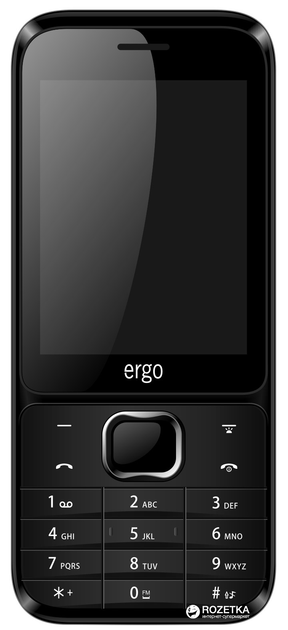 Мобильный телефон Ergo F280 Strong Dual Sim Black – фото, отзывы ...