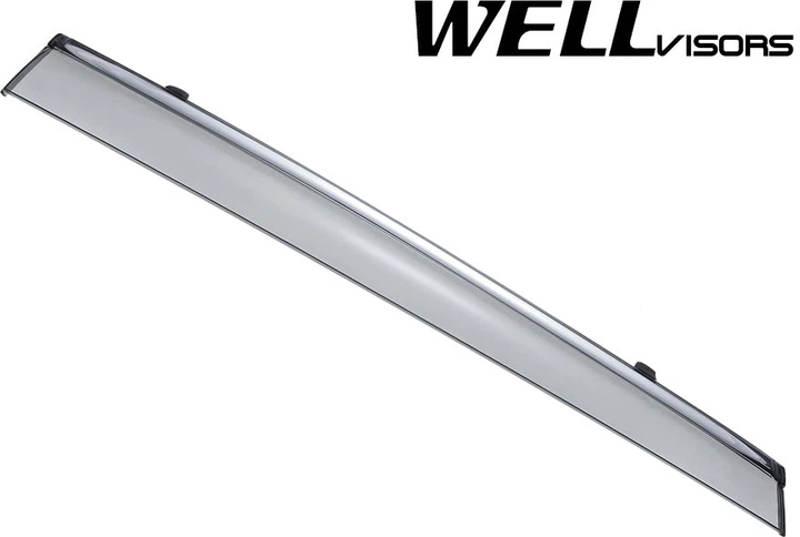 Дефлекторы окон Wellvisors с хромированным молдингом передние и задние Volvo V60 2015-2018 Hatchback 4 шт (3-847VO004) - изображение 11