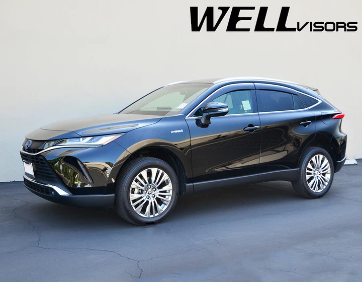 Дефлекторы окон Wellvisors с хромированным молдингом передние и задние Toyota Venza 2021-2023 4 шт (3-847TY065) - изображение 6