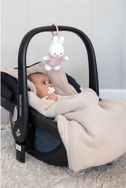 Zabawka Tiamo Miffy Fluffy Królik wibrujący wiszący 19.5 cm Różowy (8713291669093) - obraz 4