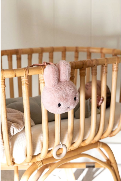 Zabawka Tiamo Miffy Fluffy wisząca pluszowa z dźwiękiem 16 cm Pink (8713291669031) - obraz 4